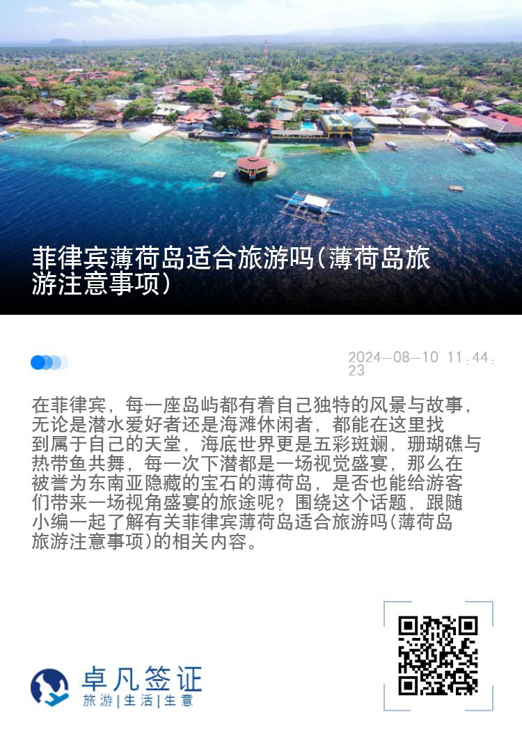 菲律宾薄荷岛适合旅游吗(薄荷岛旅游注意事项)