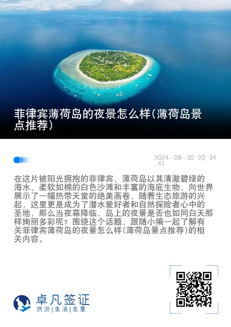 菲律宾薄荷岛的夜景怎么样(薄荷岛景点推荐)