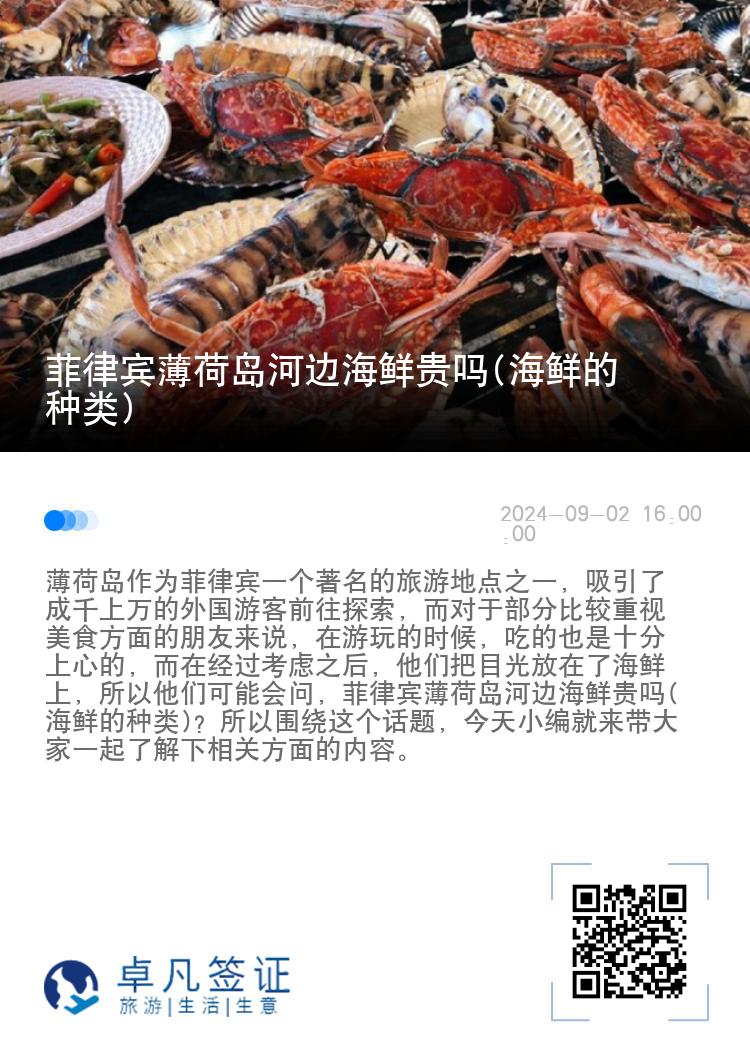 菲律宾薄荷岛河边海鲜贵吗(海鲜的种类)